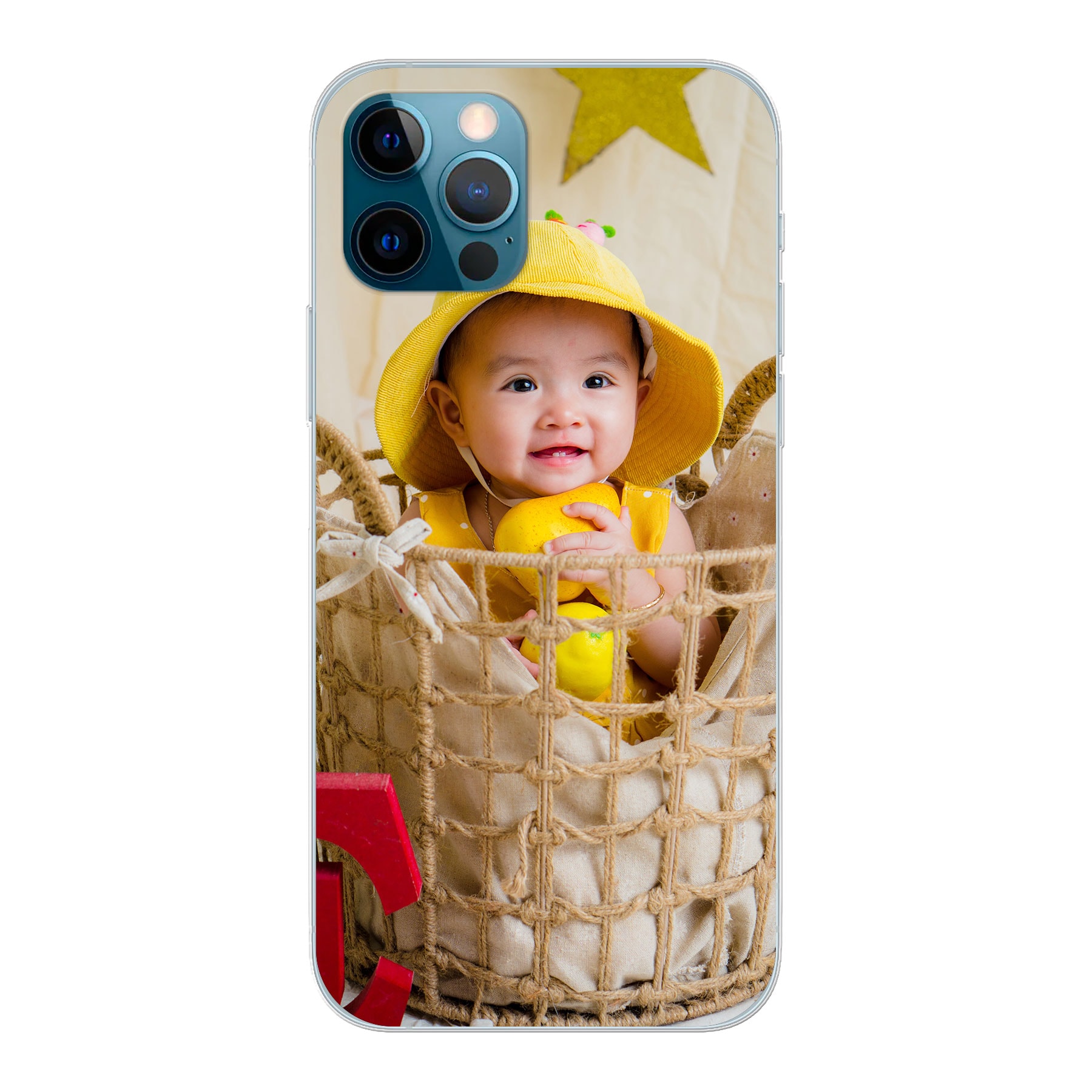Apple iPhone 13 Pro Soft case (back printed, transparent)