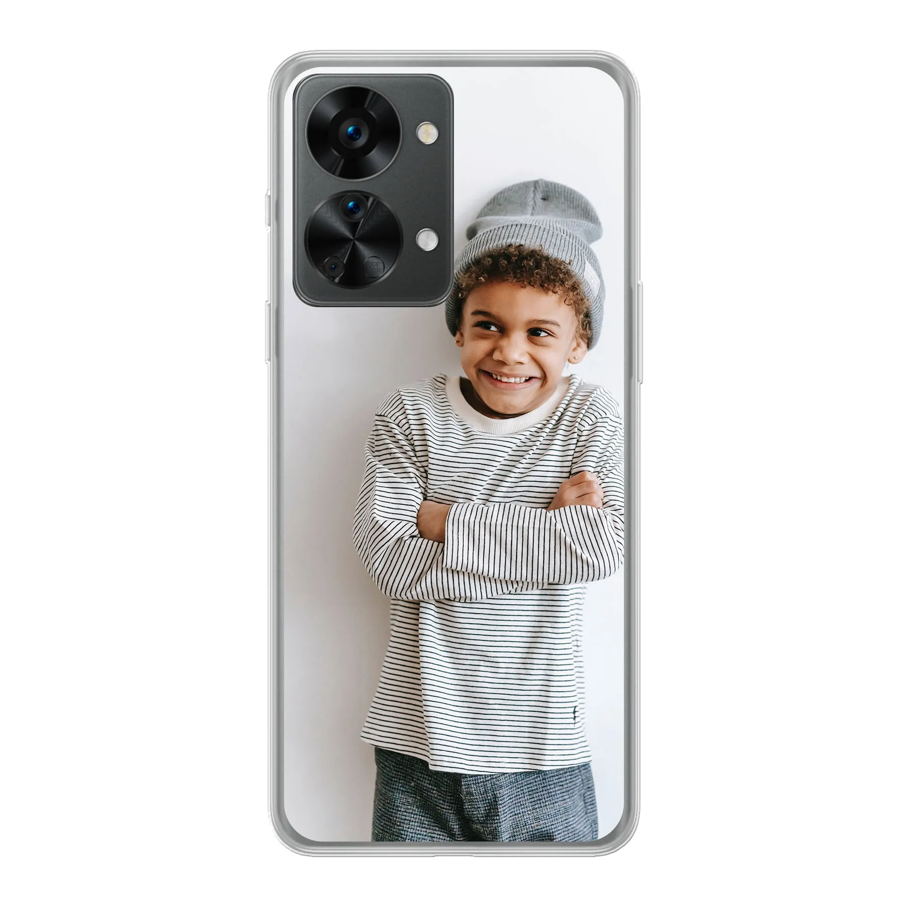 OnePlus Nord 2T Soft case (back printed, transparent)