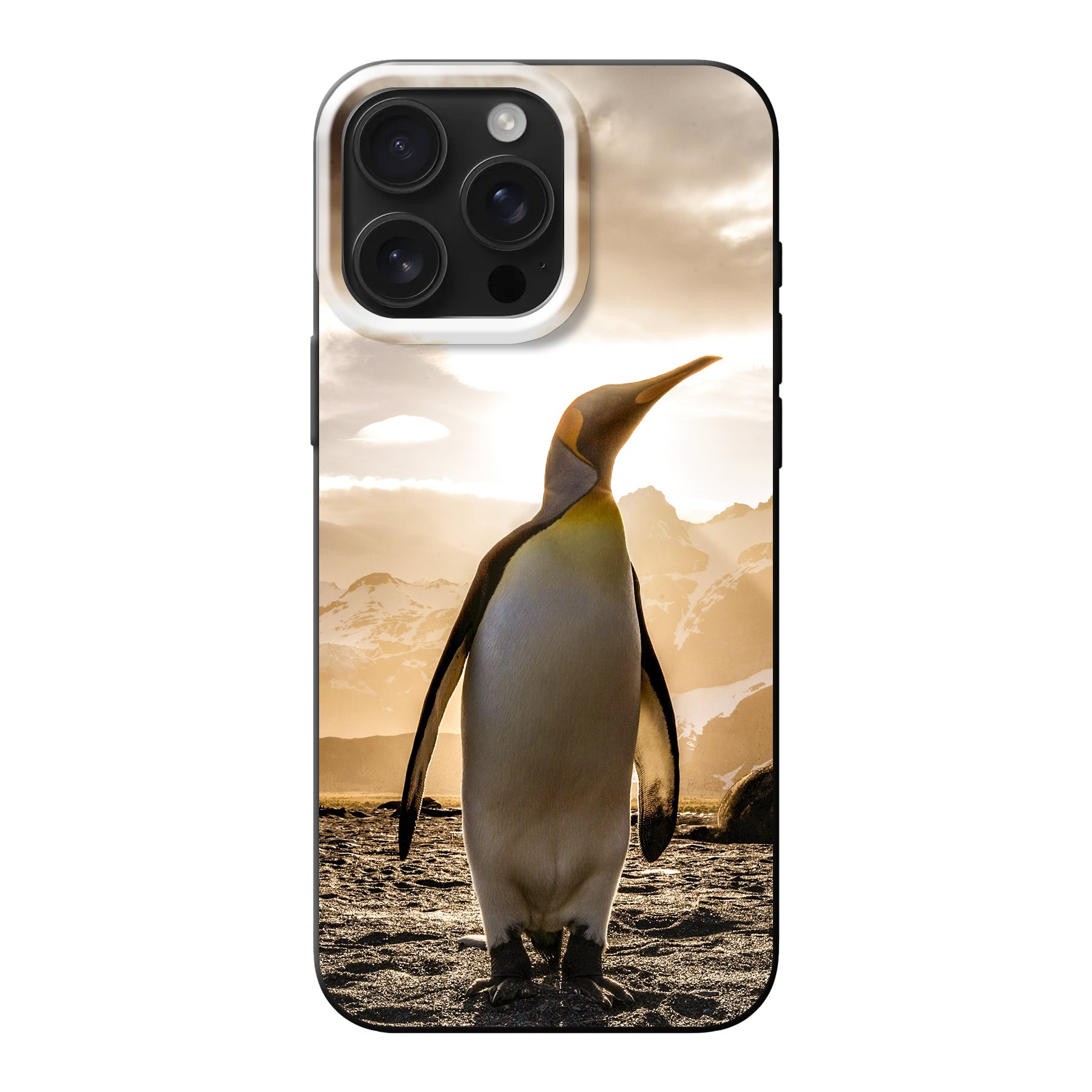 Apple iPhone 16 Pro Max Soft case (back printed, black)