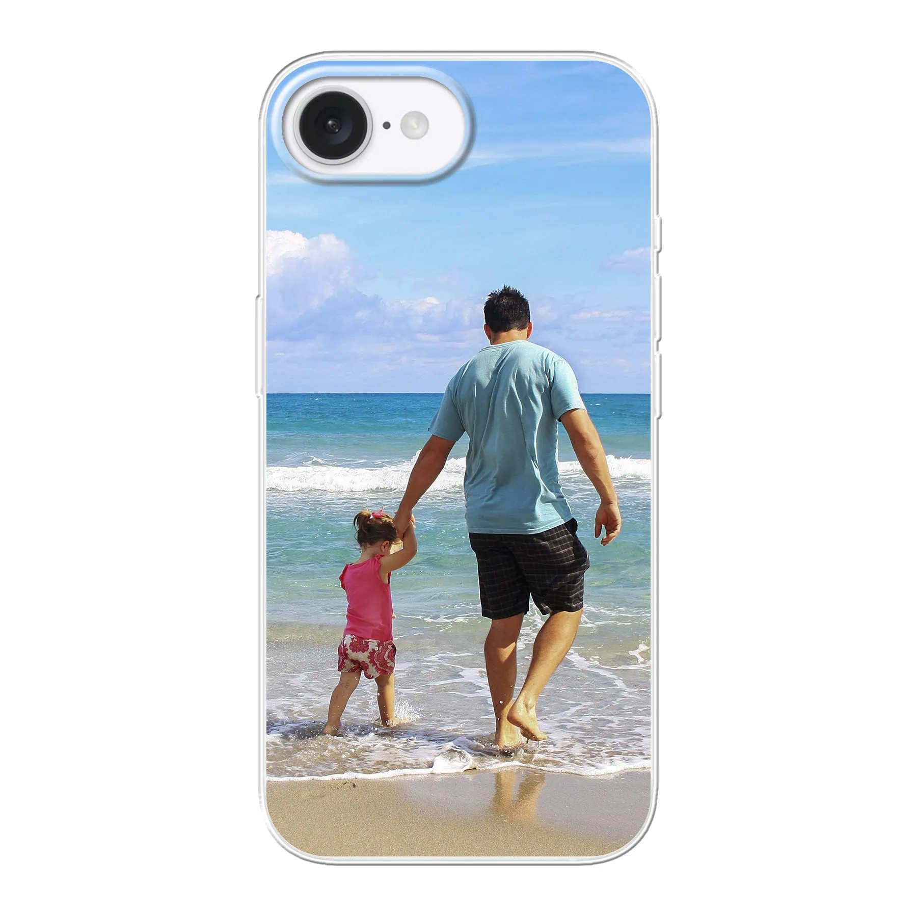Apple iPhone SE (2024) Soft case (back printed, transparent)